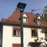 Vhm Eclairage - Ebersheim - Ensemble mât contemporain Béring, luminaire contemporain Bayamo