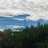 Vhm Eclairage - Ungersheim - Ensemble mât contemporain Féroé, crosse Sargas, 2 bras, 2 feux, luminaire Bhoot grand modèle