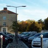 Vhm Eclairage - Noyon - Ensemble mât contemporain Féroé, bouquet contemporain élara, luminaire Bhoot