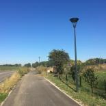 Vhm Eclairage - Oberhausbergen - Ensemble mât contemporain Féroé, luminaire contemporain Vortex