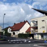 Vhm Eclairage - Etupes - Ensemble mât contemporain Féroé, bouquet contemporain Fidis, Luminaire contemporain twister