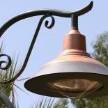 Vhm Eclairage - Sainte-Maxime - Ensemble mât contemporain baltique, crosse Léo, luminaire Cyclone style