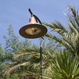 Vhm Eclairage - Sainte-Maxime - Ensemble mât contemporain baltique, crosse Léo, luminaire Cyclone style 