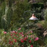 Vhm Eclairage - Sainte-Maxime - Ensemble mât contemporain baltique, crosse Léo, luminaire Cyclone style