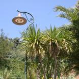 Vhm Eclairage - Sainte-Maxime - Ensemble mât contemporain baltique, crosse Léo, luminaire Cyclone style 