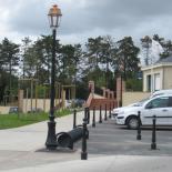 Vhm Eclairage - Chemille - Ensemble mât tradition Dor, luminaire tradition Trianon