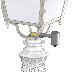 Détecteur de mouvement pour luminaires traditions